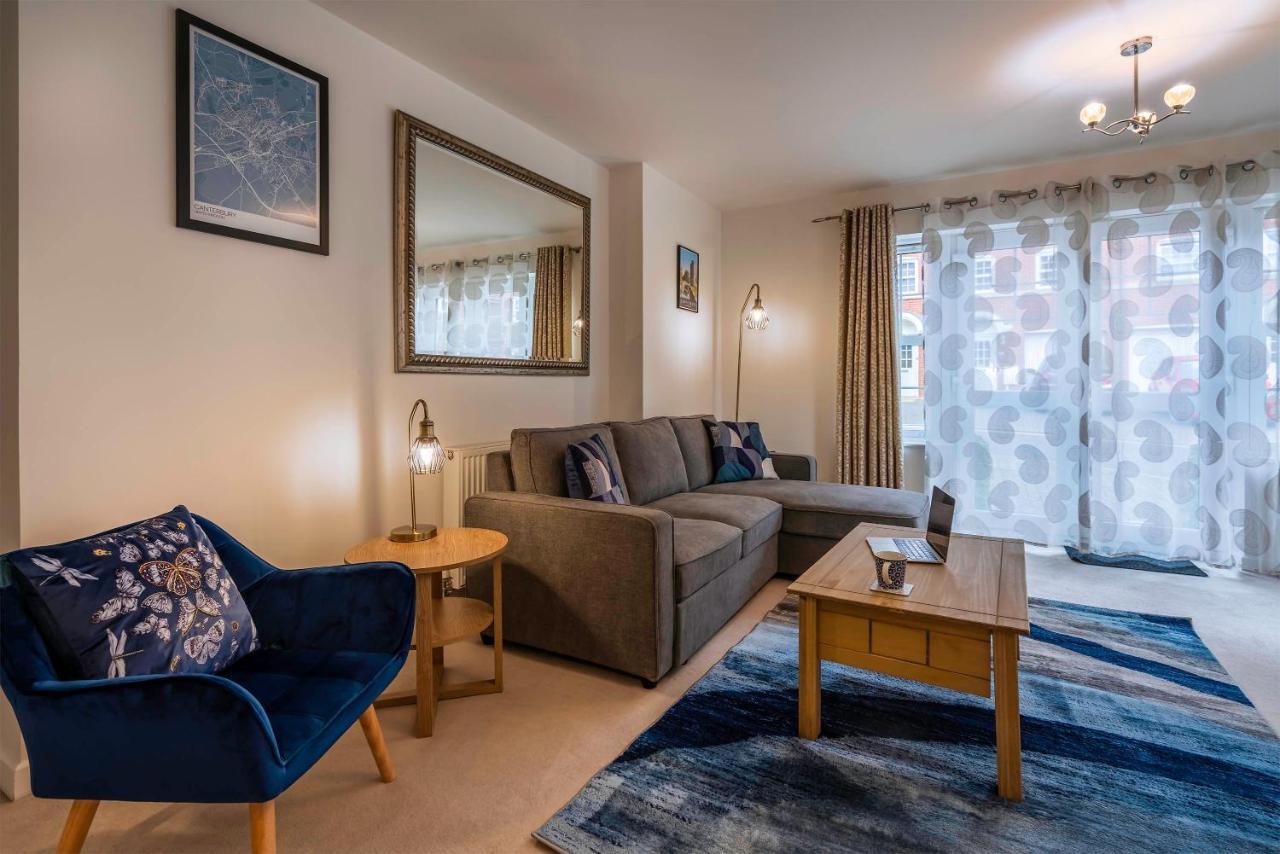 The Augustine - Modern Two Bed Ground Floor Apartment With Parking Canterbury Bagian luar foto